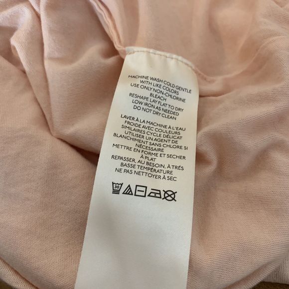 By Anthropologie Light Pink Shimmer Bubble Top Sz Small  Party Classy - Picture 7 of 11